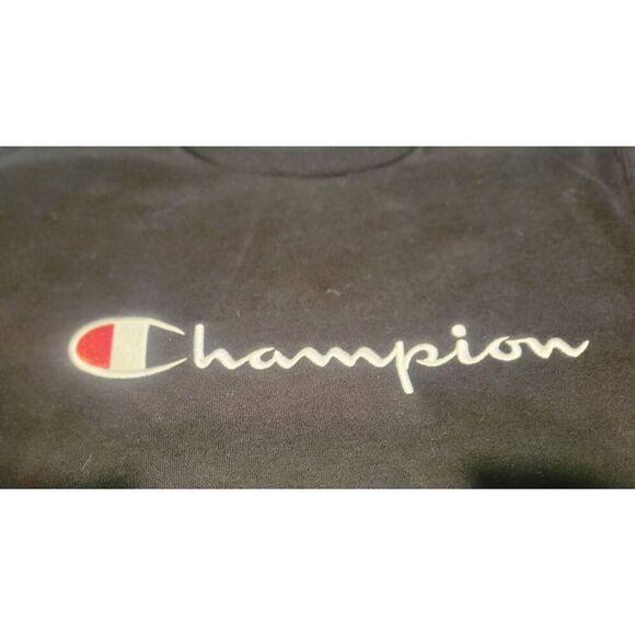 Women's Champion embroidered top ls black size small - Picture 6 of 6